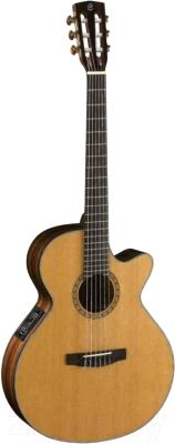 Электроакустическая гитара Cort CEC7-NAT-WBAG (натуральный, с чехлом)