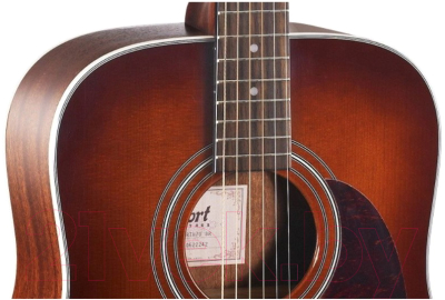 Акустическая гитара Cort EARTH70-BR-WBAG (коричневый, с чехлом)