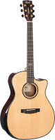 Электроакустическая гитара Cort GA-PF-Bevel-NAT-WBAG (с чехлом) - 