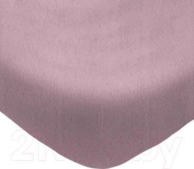 Простыня Luxsonia Махра на резинке 90x200 / Мр0020-9 (фиолетовый)