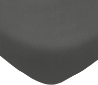 Простыня Luxsonia Махра на резинке 160x200 / Мр0020-10 (графит) - 