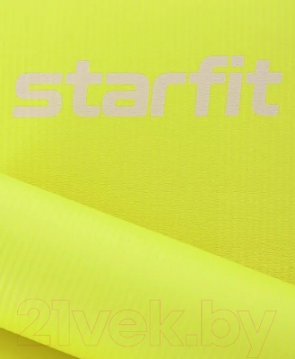 Коврик для йоги и фитнеса Starfit FM-301 NBR (183x61x1.0см, лаймовый)