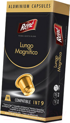 Кофе в капсулах RENE Nespresso Lungo Magnifico (10кап)