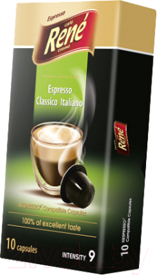 Кофе в капсулах RENE Nespresso Espresso Classico Italiano (10кап)