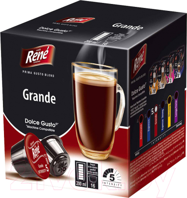 Кофе в капсулах RENE Dolce Gusto Grande (16кап)