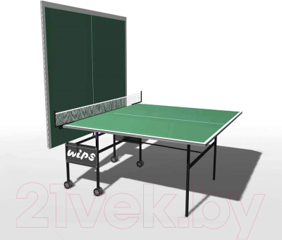 Теннисный стол Wips Roller Outdoor Composite 61080 (зеленый)