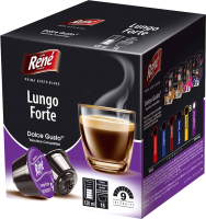 Кофе в капсулах RENE Dolce Gusto Lungo Forte (16кап) - 