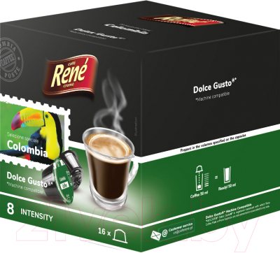 Кофе в капсулах RENE Dolce Gusto Colombia (16кап)