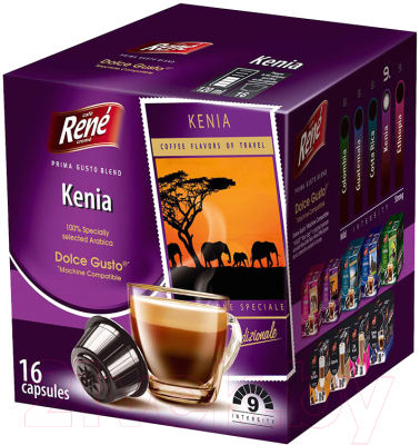 Кофе в капсулах RENE Dolce Gusto Kenia (16кап)