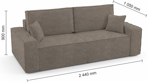 Диван Mio Tesoro Бриз (Kashemir 290)