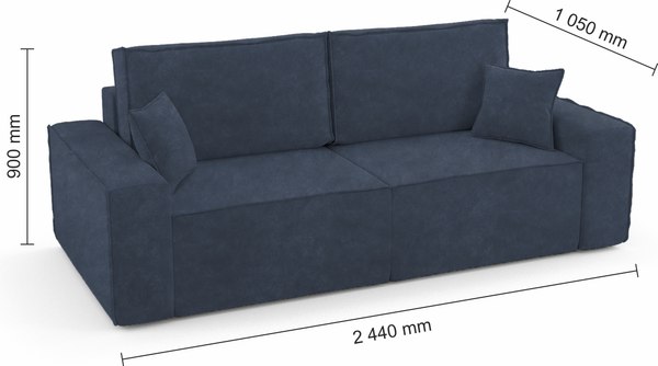 Диван Mio Tesoro Бриз (Kashemir 796)