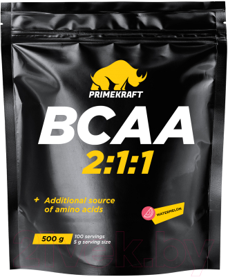 Аминокислоты BCAA Prime Kraft 2:1:1 (500г, арбуз)