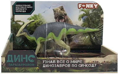 Фигурка коллекционная Funky Toys Динозавр Паразауролоф / FT2204096 (зеленый)