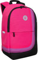 Школьный рюкзак Grizzly RD-345-1 (розовый/черный) - 