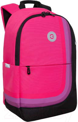 Школьный рюкзак Grizzly RD-345-1 (розовый/черный)