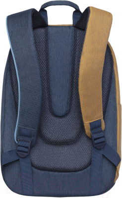 Школьный рюкзак Grizzly RD-345-2 (коричневый/синий)
