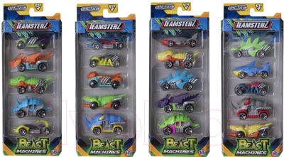 Набор игрушечных автомобилей Teamsterz Beast Machines / 1417434A