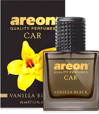Освежитель автомобильный Areon Car Perfume Vanilla Black / MCP08 (50мл) -