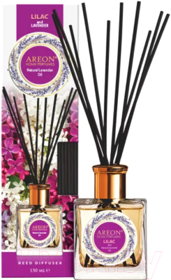 Аромадиффузор Areon Home Perfume Sticks Nature Oil Lilac & Lavender Oil / LHP01 (150мл)