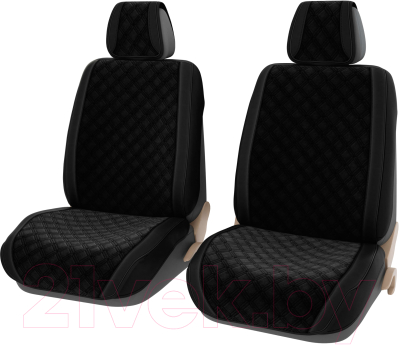 Комплект чехлов для сидений PSV Soft 2D / 134914 (2шт, черный)