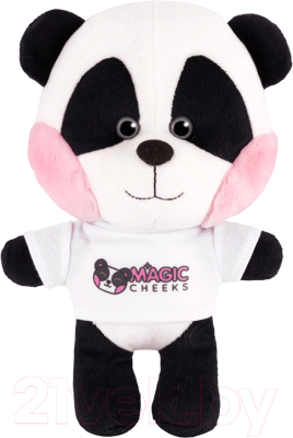 Мягкая игрушка Maxitoys Панда с розовыми щечками в футболке / MT-MRT-MG01202301-25