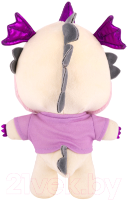 Мягкая игрушка Maxitoys Дракончик с розовыми щечками в футболке / MT-MRT-MG01202302-25