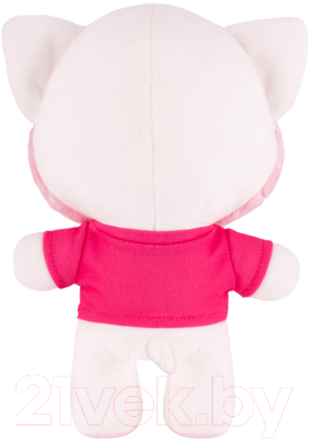 Мягкая игрушка Maxitoys Котенок с розовыми щечками в футболке / MT-MRT-MG01202304-25