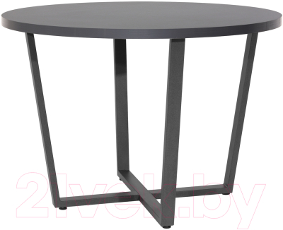 Обеденный стол Millwood Лофт Орлеан Л D110x75 (антрацит/графит)