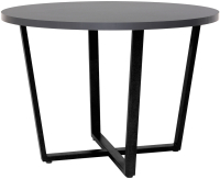 Обеденный стол Millwood Лофт Орлеан Л D110x75 (антрацит/металл черный) - 