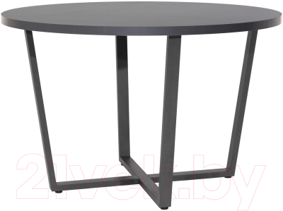 Обеденный стол Millwood Лофт Орлеан Л D120x75 (антрацит/графит)