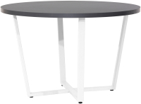 Обеденный стол Millwood Лофт Орлеан Л D120x75 (антрацит/металл белый) - 
