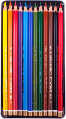 Набор цветных карандашей Koh-i-Noor Polycolor / 3822012002PL (12цв)
