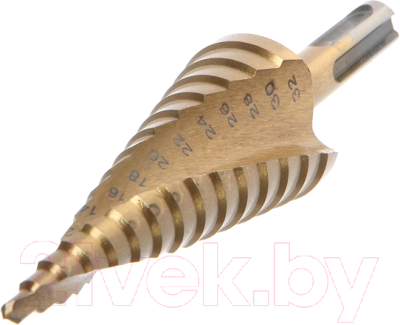 Изображение товара Бур Tundra Pro ступенчатый HSS TiN спиральный профиль SDS-plus 4-32мм 69373