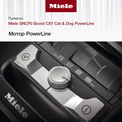 Пылесос Miele SNСF0 Boost CX1 Cat&Dog (черный обсидиан)