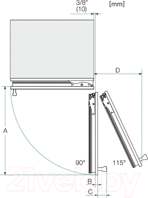 Встраиваемый холодильник Miele MasterCool KF 2901 Vi R