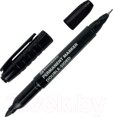 Набор маркеров Brauberg 880251 (12шт, черный)