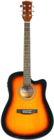 Электроакустическая гитара Fabio FAW-701 CEQ (натуральный) - 