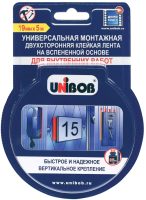 

Скотч двухсторонний Unibob, 19ммx5м 47037.21