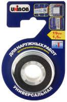 

Скотч двухсторонний Unibob, 19ммx1.5м 56645.21