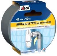 

Лента монтажная Unibob, Для труб ПВХ 48ммx10м / 46745.21