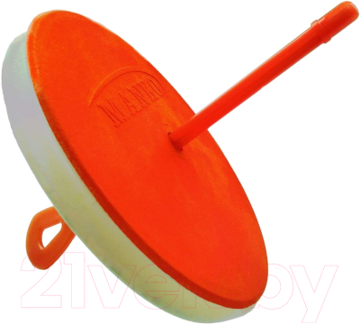 Кружок рыболовный Manko С флуоресцентной мачтой оснащенный (оранжевый)