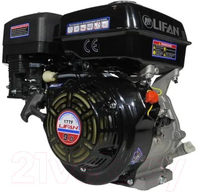 Двигатель бензиновый Lifan 177F (шлицевой вал)