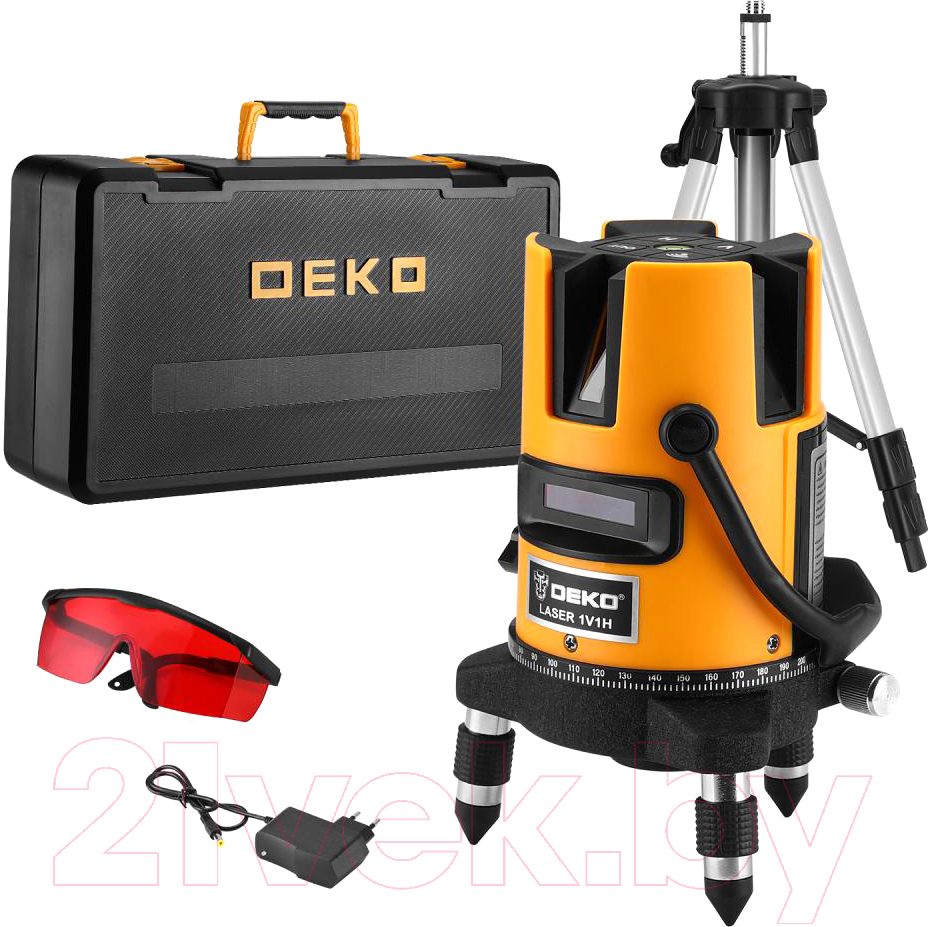 Лазерный уровень Deko DKLL02RB Pro Premium / 065-0102-2
