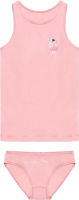 Комплект бельевой детский Mark Formelle 447006 (р.134-68, розовый/печать) - 