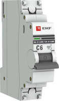 Выключатель автоматический EKF PROxima 1P 6А (C) 6кА ВА 47-63M / mcb4763m-6-1-6C-pro - 