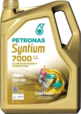 Моторное масло Petronas Syntium Syntium 7000 LL 0W20 / 70719M12EU (5л)