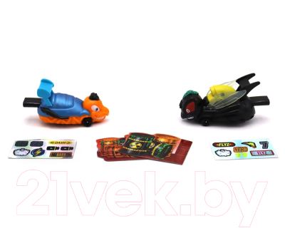 Набор игрушечных автомобилей Bugs Racings Гонка жуков / K02BR006-3 (черный/оранжевый)