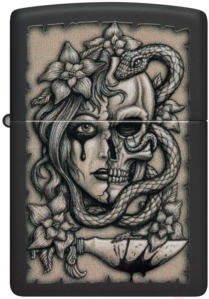 Зажигалка Zippo Gory Tattoo / 48616 (черный)