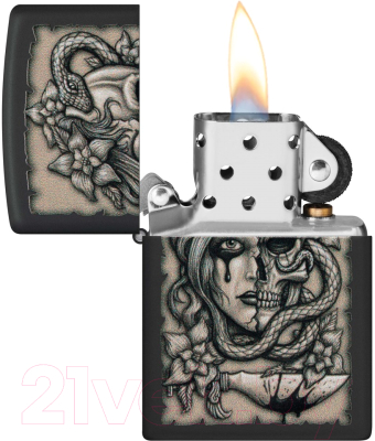 Зажигалка Zippo Gory Tattoo / 48616 (черный)