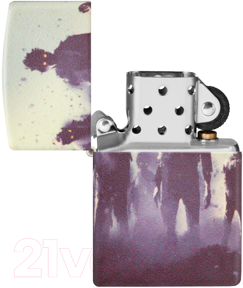 Зажигалка Zippo Zombie Design / 49807 (белый) — фото 3